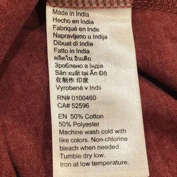 Kavu SALMA Red Rust 3/4 Sleeve Performance Athleisure Pullover T Shirt NEW - Picture 16 of 16